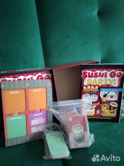 Sushi go party, по всем фронтам настольная игра