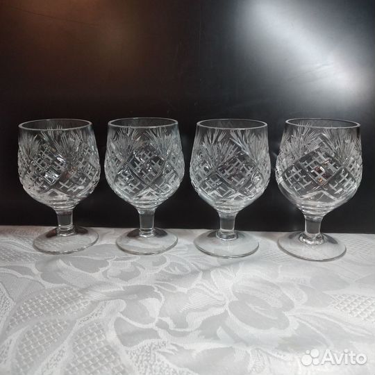 Хрустальные бокалы СССР