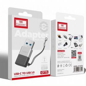 Переходник Type-C гнездо - USB 3.0 штекер Earldom OT75