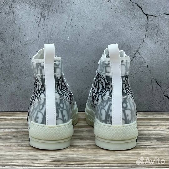 Dior B23 High Top Logo Oblique кеды