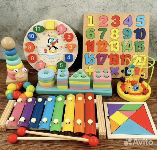 Развивающие игрушки. Деревянные игрушки