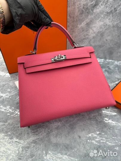 Сумка женская Hermes kelly 25 премиум