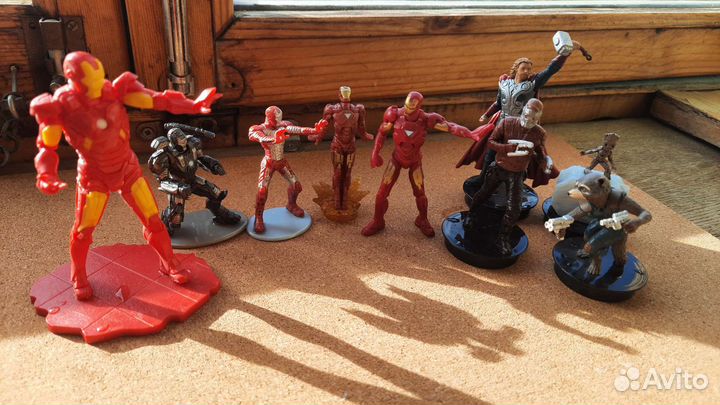 Фигурки на топперах Марвел, Бургер Кинг, Муми