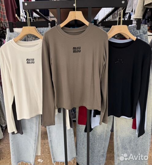 Лонгслив Miu miu