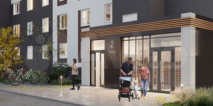 2-к. квартира, 58,9 м², 6/17 эт.