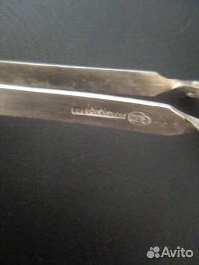 Мельхиоровые щипцы сито. Винтаж