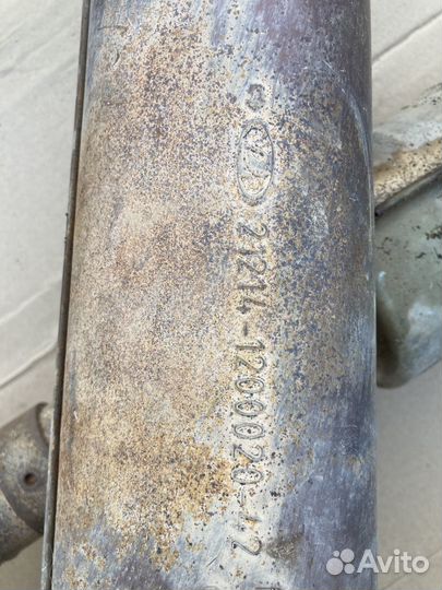 Приемная труба с катализатором, резонатором