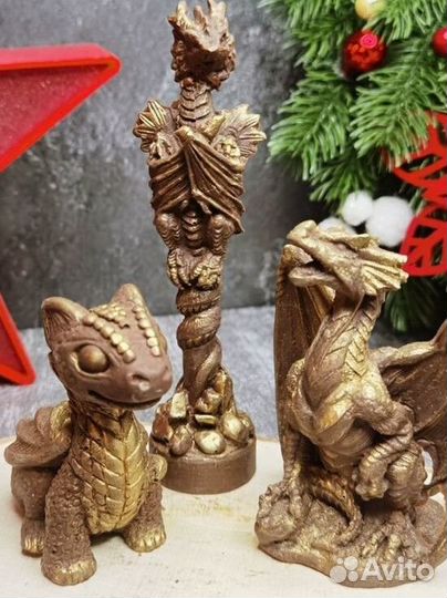 Шоколадная ёлка, дракон, новогодние наборы