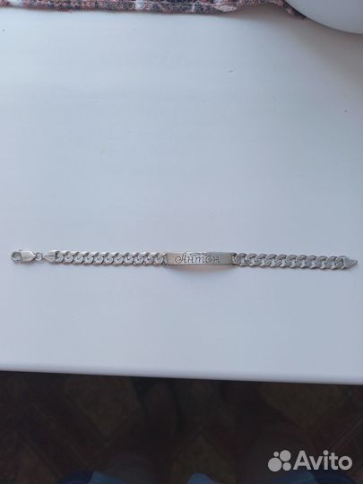 Цепочка серебро на руку