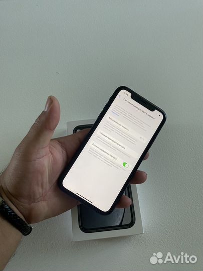 iPhone XR черный 128гб тонкая коробка
