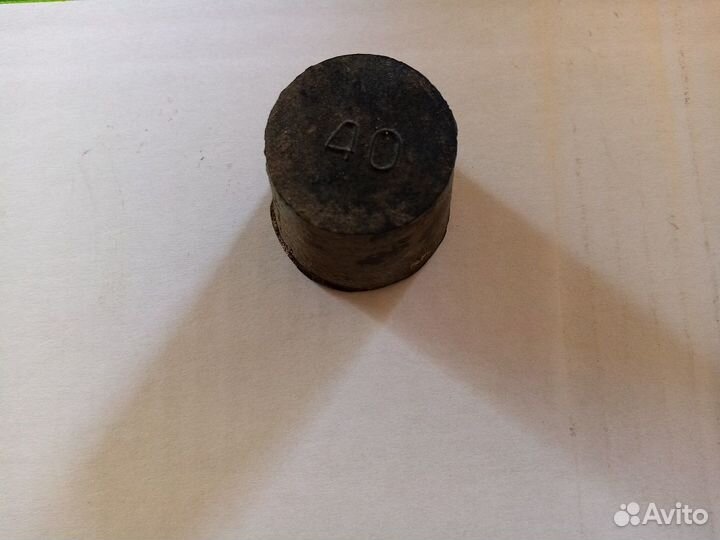 Пробка резиновая коническая 80 мм,40 мм