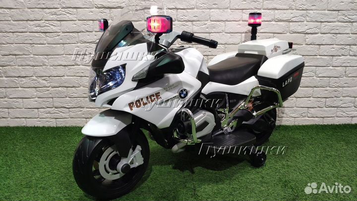 Мотоцикл детский полицейский