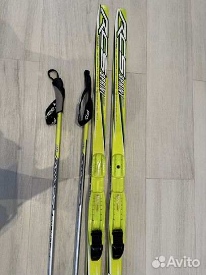 Лыжи беговые комплект fisher