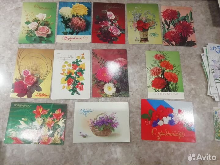 Открытки СССР чистые