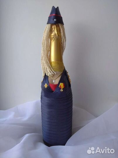 Декор бутылок, шампанского. Свадебные аксессуары