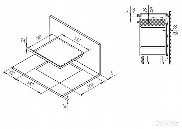 Варочная панель индукционная Kuppersberg ICS 604 GR