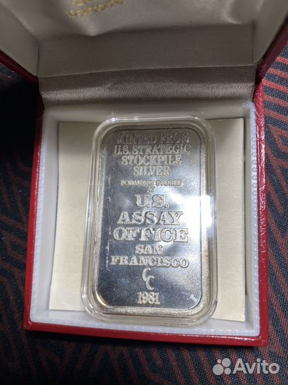 Серебро 999 слиток 1981