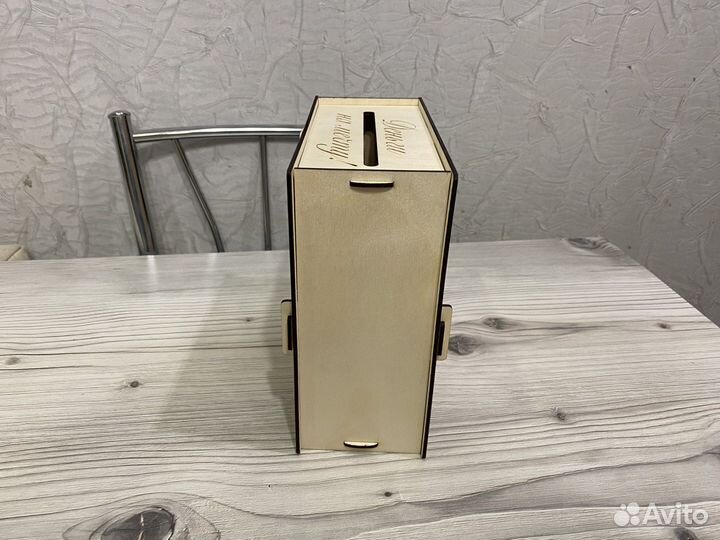 Умная копилка деревянная ручной работы