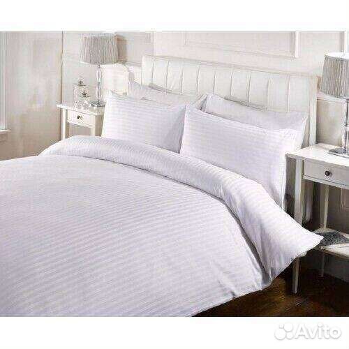 Постельное белье для гостиниц Страйп сатин, полоса