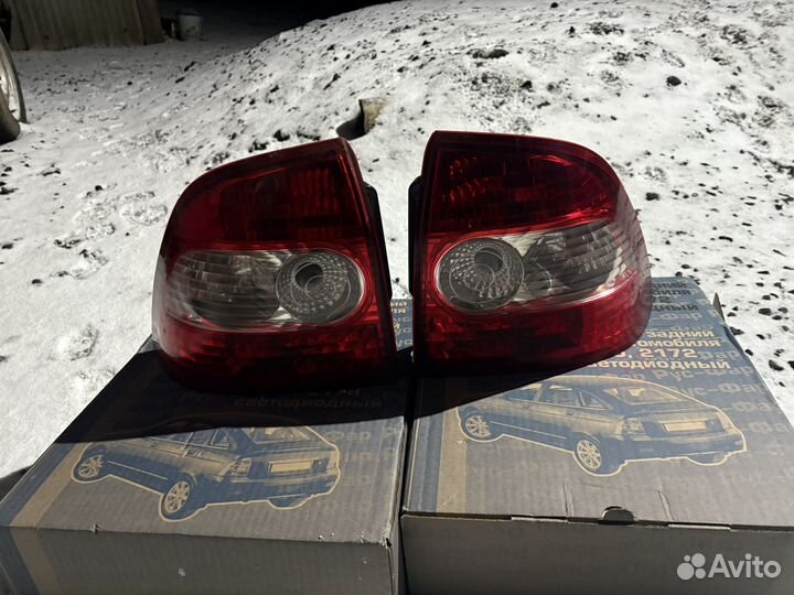 Задние фонари приора