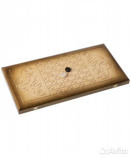 Нарды большие 600х300х36 резные в чехле