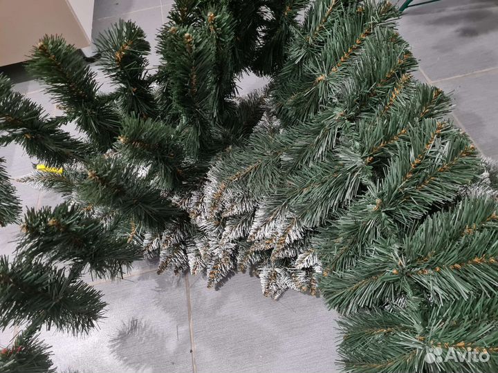 Декоративная гирлянда ель пвх