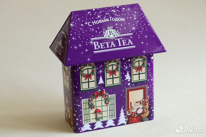 Жестяная коробка для чая