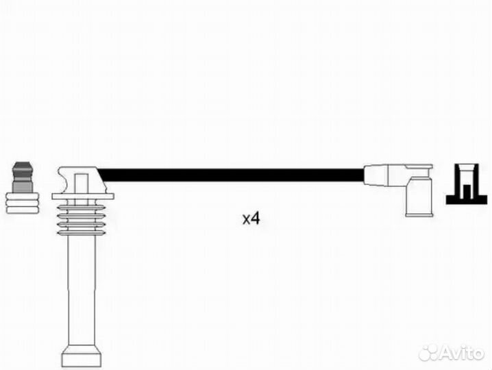 Комп.проводов ford mondeo III/mazda 6 1.8-2.3L 2000 NGK-NTK / 6984