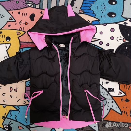 Пуховик на девочку 92