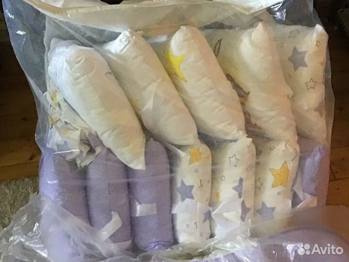 Новые бортики в кроватку и кокон