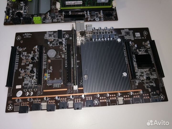 Материнская плата BTC79x5v1.0 + процессор + озу