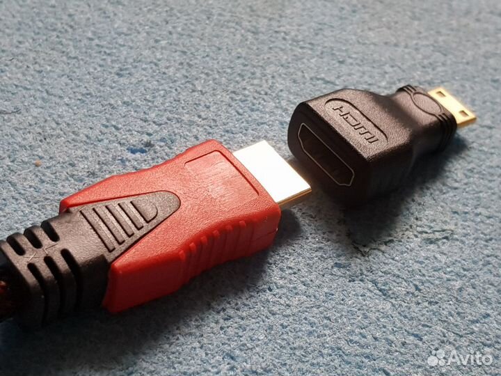 Переходник с Hdmi на Mini Hdmi (монолитный)