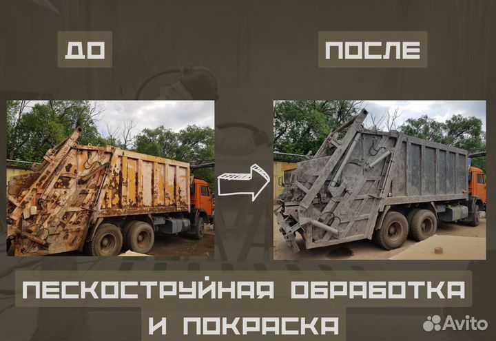 Пескоструйная обработка, покраска