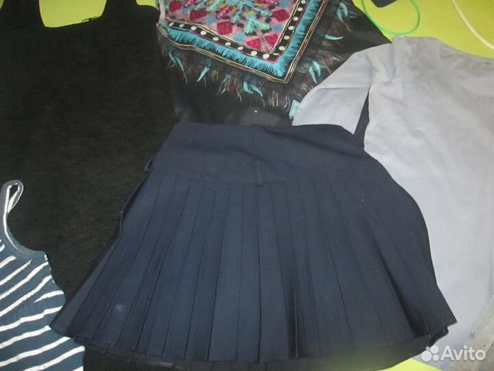 Пакетом одежда на девочку 9-12 лет