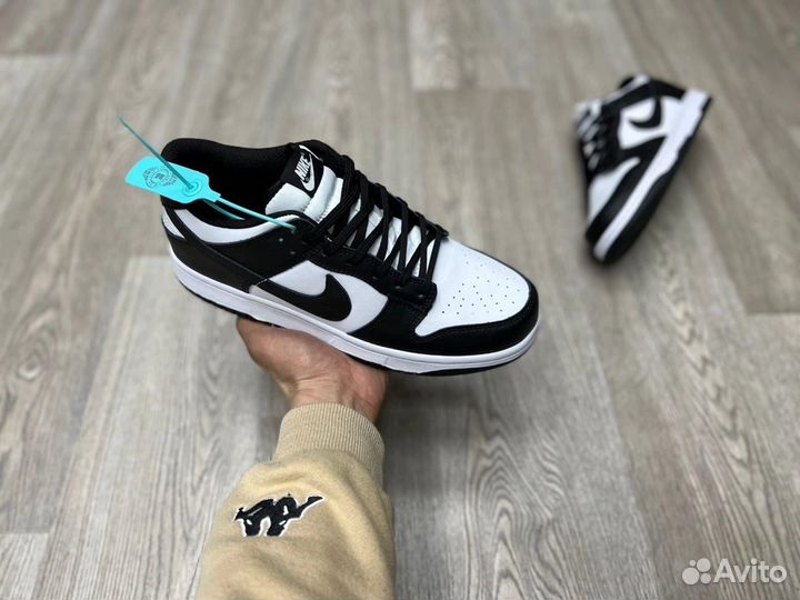 Кроссовки Nike Dunk Low Black White (36-45)