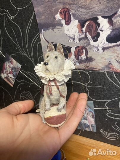 Ватные елочные игрушки