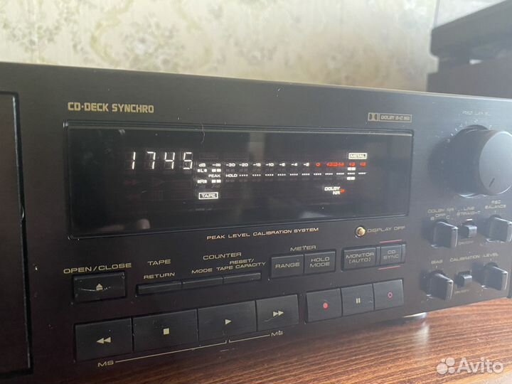 Дека кассетная Pioneer T-838 с пультом 100v Япония