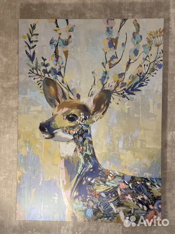 Картина постер Олень, Икея