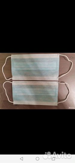 Маски медицинские одноразовые