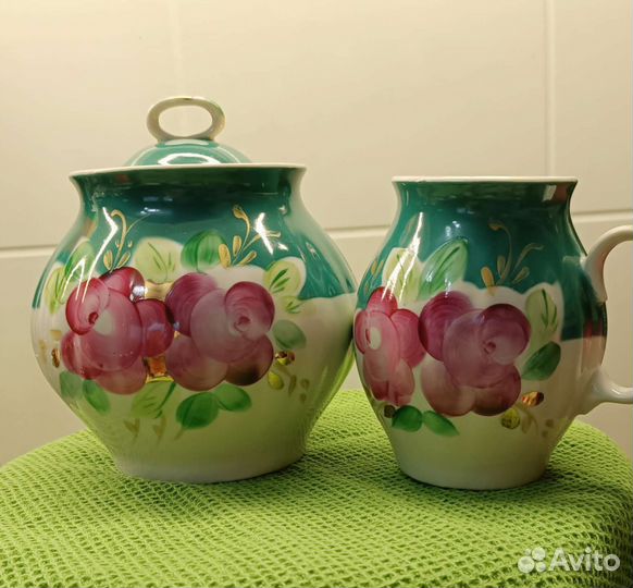 Чайный сервиз Дулево розы