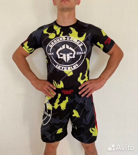 Комплект рашгард + шорты Ground Games
