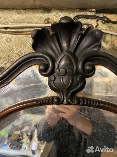 Трюмо с зеркалом старинное 19век