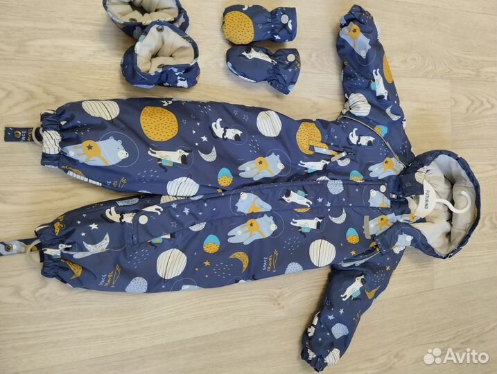 Демисезонный комбинезон crokid 80 86