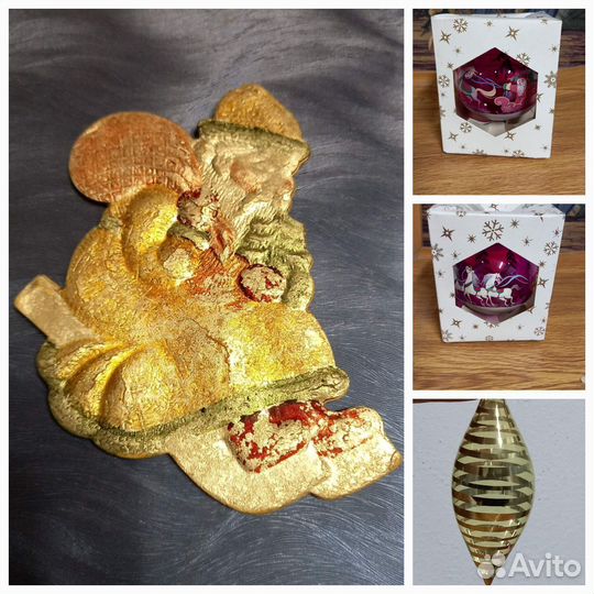 Новогодние елочные игрушки СССР