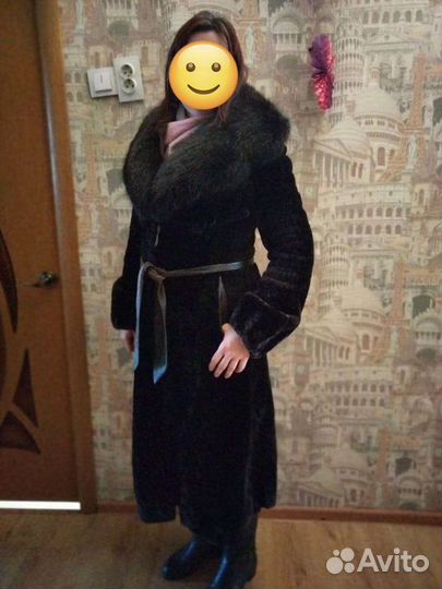 Шуба мутоновая 46 размер