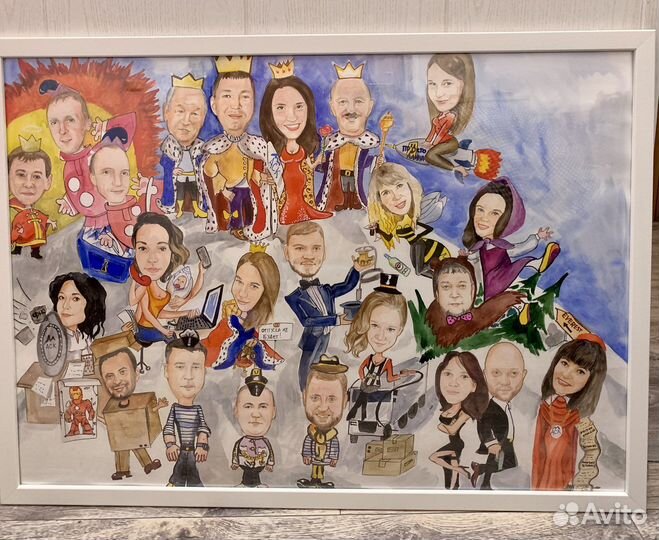 Шарж по фото на заказ