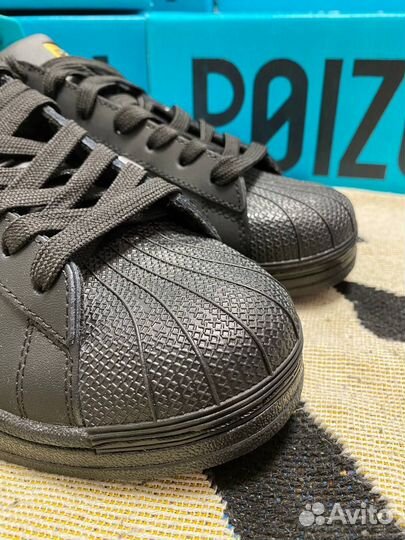 Adidas Superstar Черные Оригинал Poizon