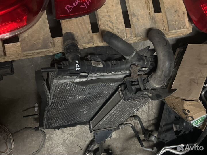 Кассета радиаторов форд Фьюжен 1,6 дизель