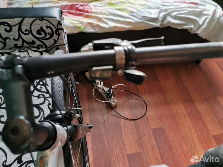 Шоссейный велосипед с прямым рулём