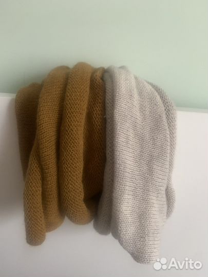 Шарф Снуд двойной (шапка с шарфом)